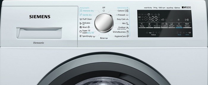 SIEMENS WD15G442EU ovládání